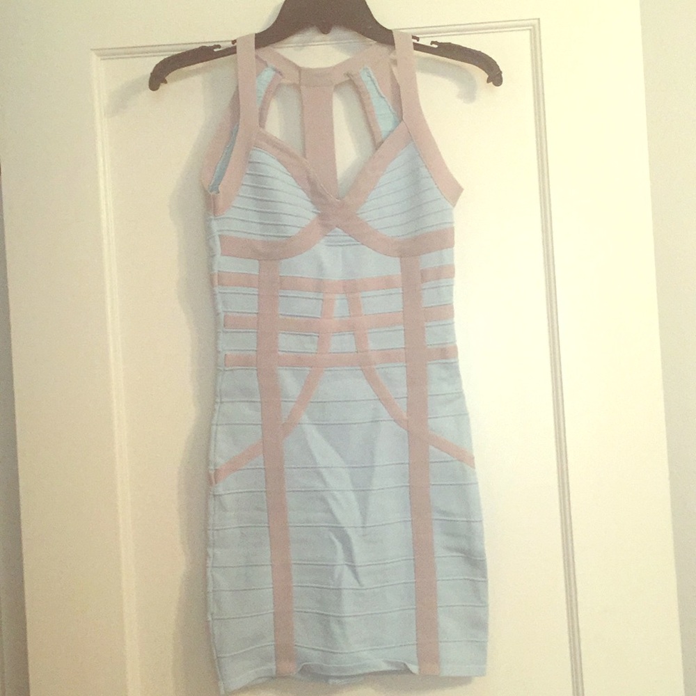 PICS added!!WOW Couture stretch bandage minidress